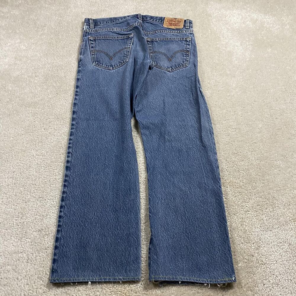 Y2K Levis 517 Jeans Mens 34x29* Blue Bootcut Denim Medium Wash Western Grunge